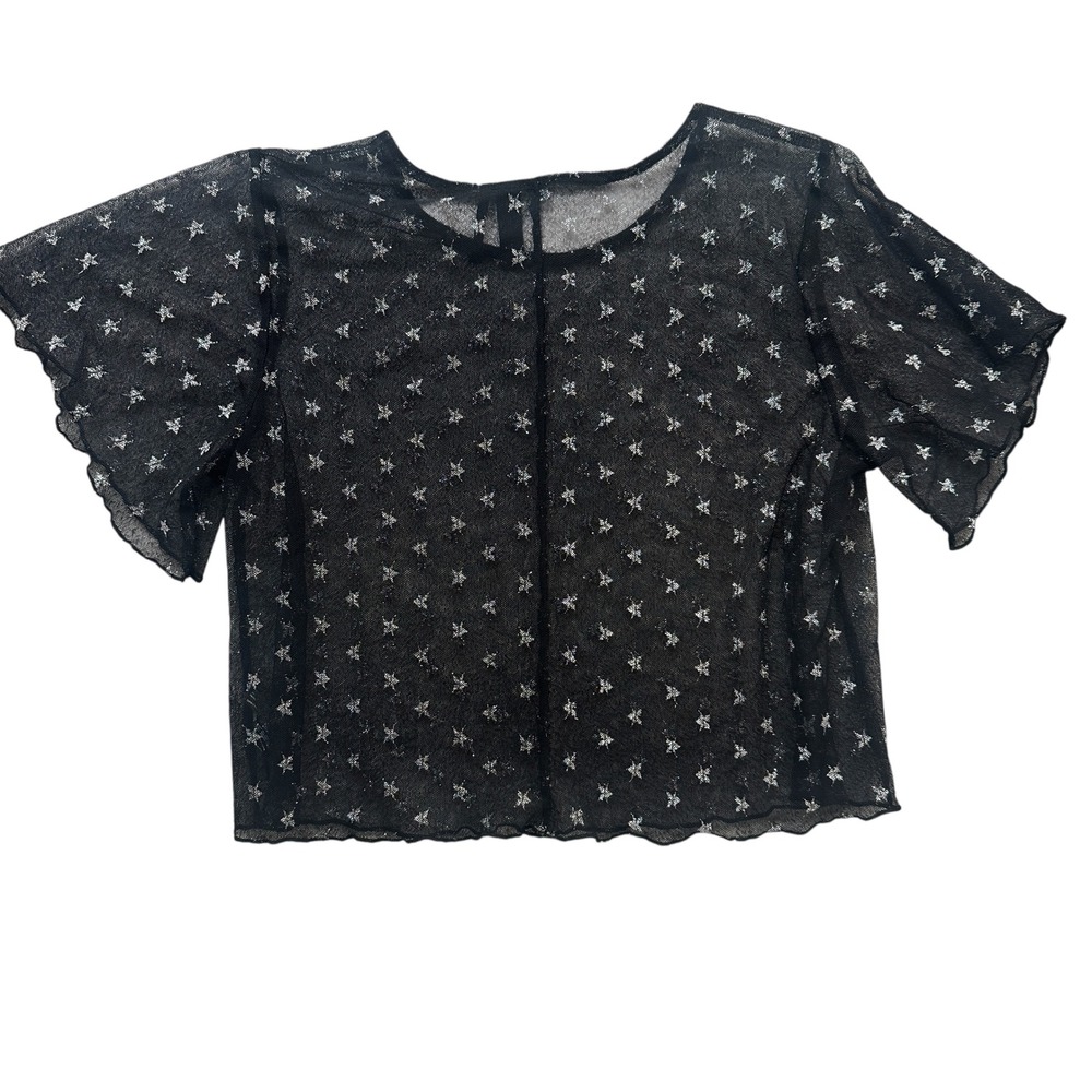 Y2k whimsical stars crop top - Picture 3 of 8